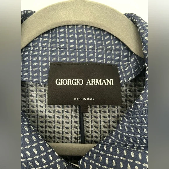 GIORGIO ARMANI — Blazer (Blue) — Size 42 — NWT - Picture 3 of 6